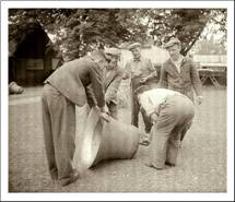 Preparing on the lawn - Maurice Rowley photo