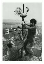 Weather Vain installed by George Emeny & Terry