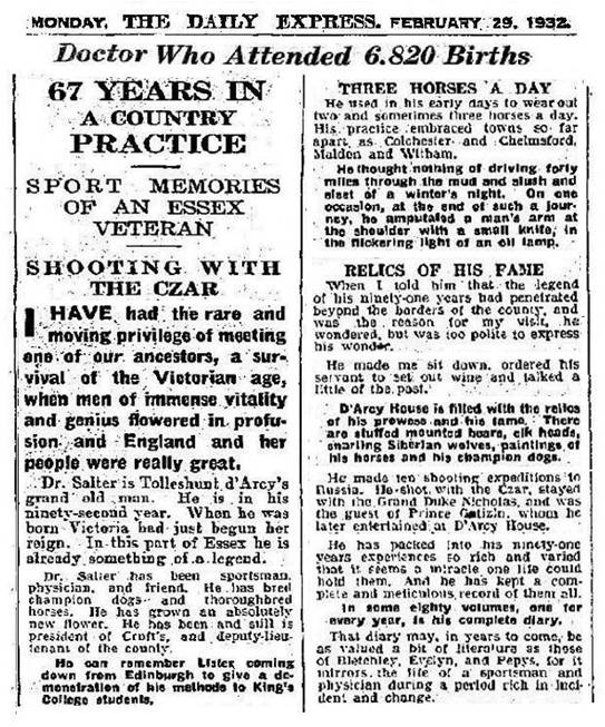 Salter, Dr Henry, in the Daily Expresss in 1932.jpg