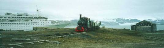 Ny Alesund coal train